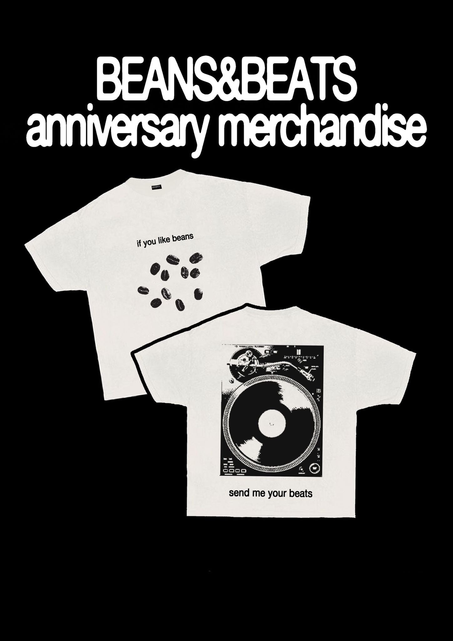 (Pre-Order) Beans&Beats 1st Anniversary T-shirt